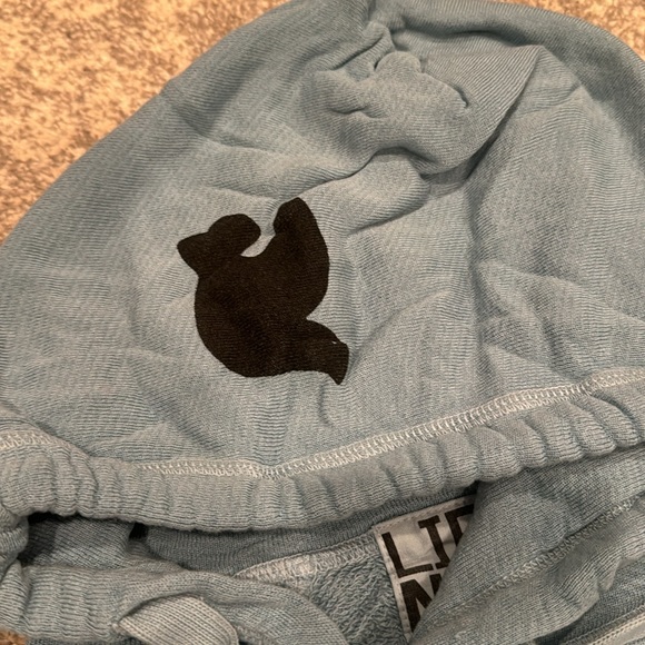 FREECITY sweatshirt size 1 (small) blue hoodie - Picture 2 of 4
